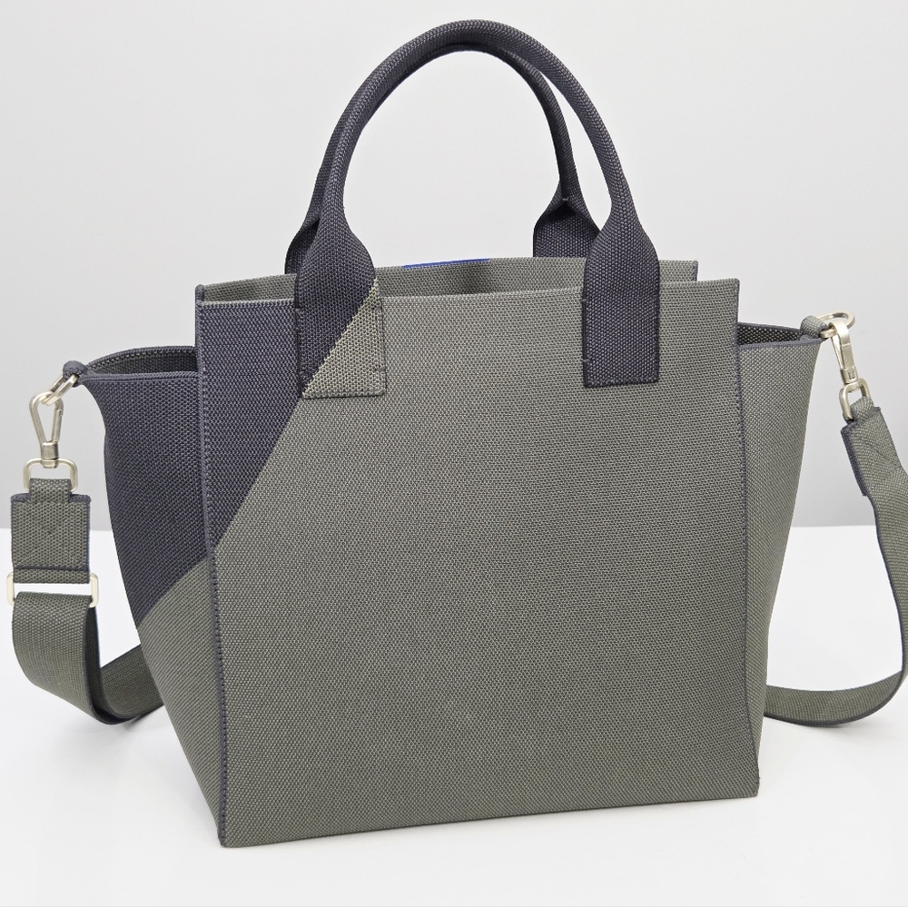 ROTHY'S THE HANDBAG SHOULDER BAG SATCHEL CROSSBODY BAG IN SAGE GREEN - Picture 8 of 10